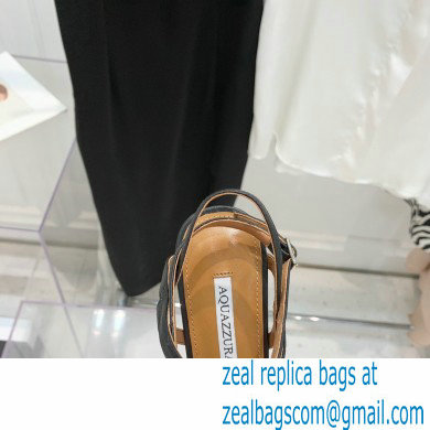 Aquazzura Heel 10cm Celeste Sandals Black 2022