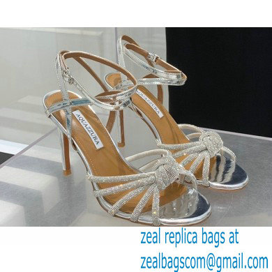 Aquazzura Heel 10cm Celeste Sandals Silver 2022