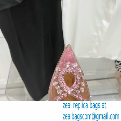 Aquazzura Heel 9.5cm Seduction Crystal PVC Pumps 02 2022