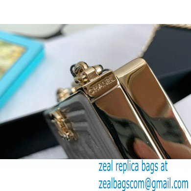 Chanel BOY Minaudiere Bag AP2884 Gray 2022