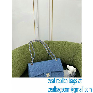Chanel Denim Blue Medium Classic Flap Bag 2022