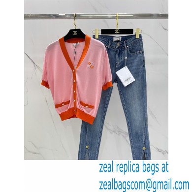 Chanel Knit Cardigan Pink/Red 2022