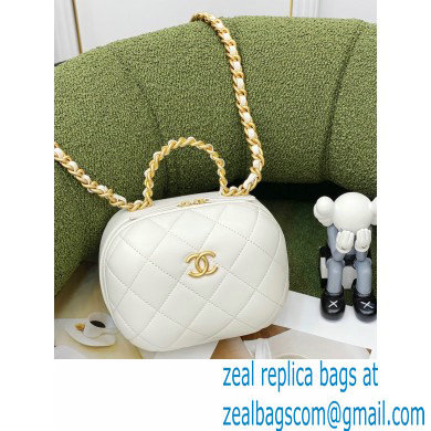 Chanel Vanity Case With Chain Bag AP2699 White 2022