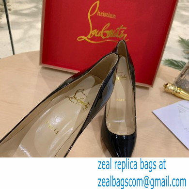 Christian Louboutin Heel 10cm Patent Leather Pointy-toe Pumps Black