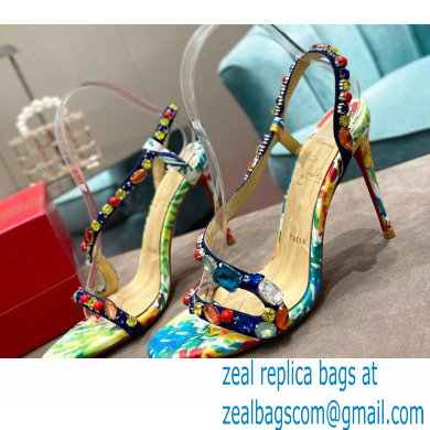 Christian Louboutin Heel 10cm Rosalie Jewel Sandals