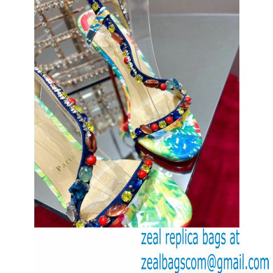Christian Louboutin Heel 10cm Rosalie Jewel Sandals - Click Image to Close
