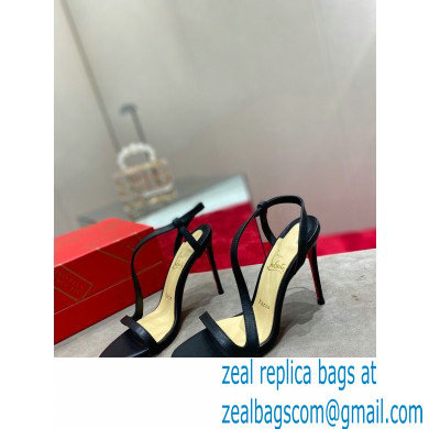 Christian Louboutin Heel 10cm Rosalie Sandals Black