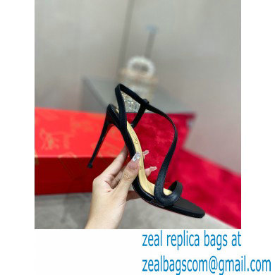 Christian Louboutin Heel 10cm Rosalie Sandals Black