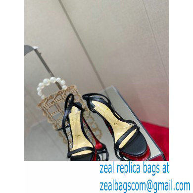 Christian Louboutin Heel 10cm Rosalie Sandals Black - Click Image to Close