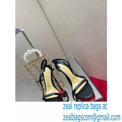 Christian Louboutin Heel 10cm Rosalie Sandals Black