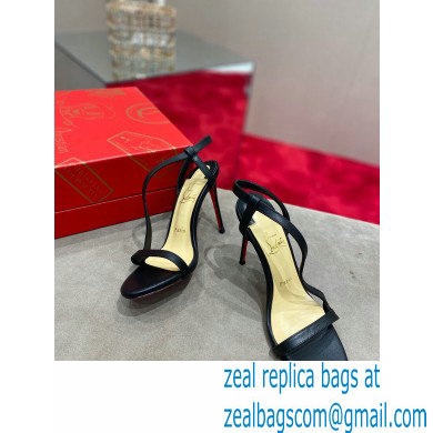 Christian Louboutin Heel 10cm Rosalie Sandals Black - Click Image to Close