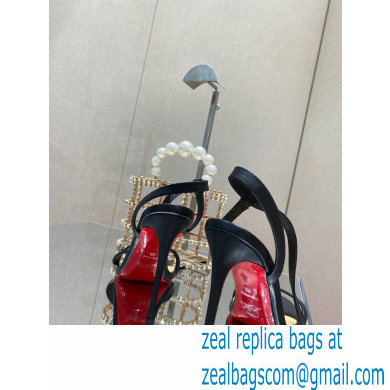 Christian Louboutin Heel 10cm Rosalie Sandals Black - Click Image to Close