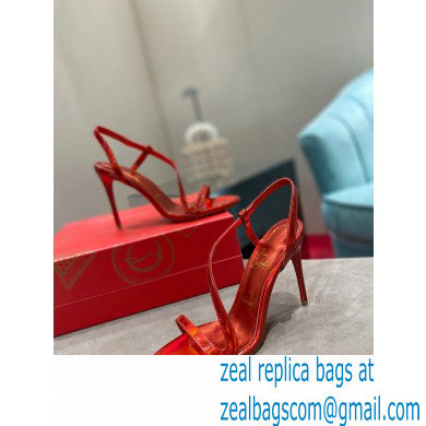 Christian Louboutin Heel 10cm Rosalie Sandals Red