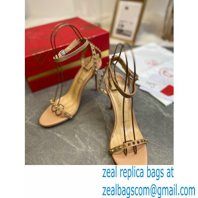 Christian Louboutin Heel 10cm So Me spike-embellished Sandals Nude