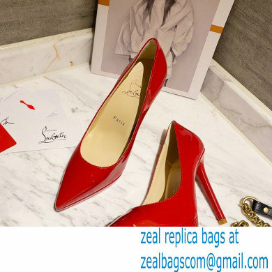 Christian Louboutin Heel 11.5cm Platform 1.5cm Patent Leather Pointy-toe Pumps Red