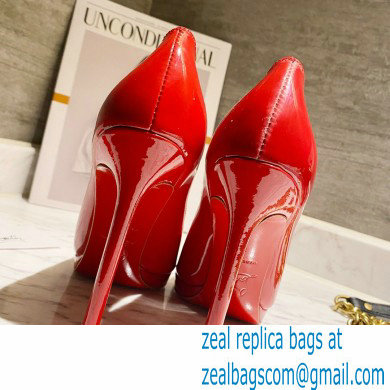 Christian Louboutin Heel 11.5cm Platform 1.5cm Patent Leather Pointy-toe Pumps Red