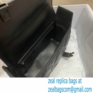 Dior Small Diorcamp Bag in Macrocannage Calfskin Black 2022 - Click Image to Close