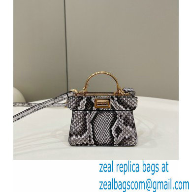 Fendi Python Peekaboo ISeeU Micro Bag 2022