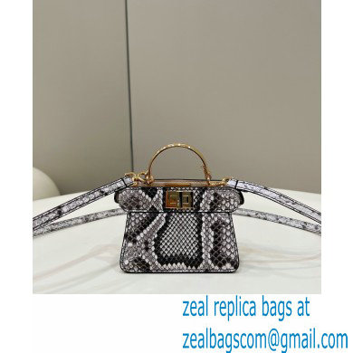 Fendi Python Peekaboo ISeeU Micro Bag 2022