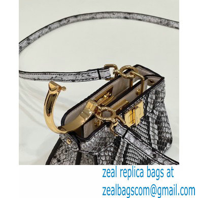 Fendi Python Peekaboo ISeeU Micro Bag 2022