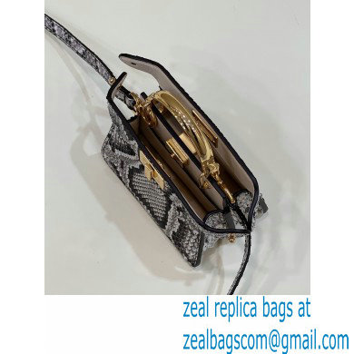 Fendi Python Peekaboo ISeeU Micro Bag 2022 - Click Image to Close