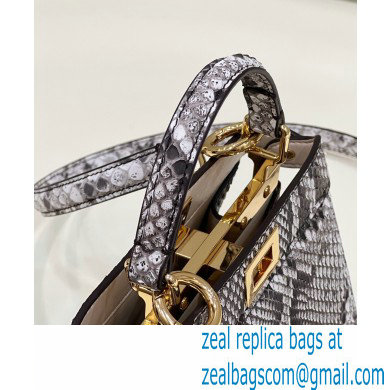 Fendi Python Peekaboo ISeeU Petite Bag 2022