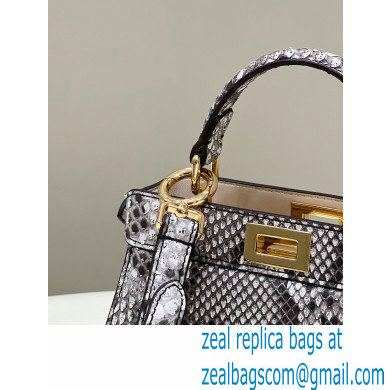 Fendi Python Peekaboo ISeeU Petite Bag 2022