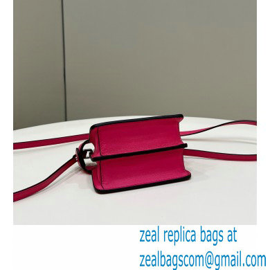 Fendi padded nappa leather Peekaboo ISeeU Micro Bag Fuchsia 2022 - Click Image to Close