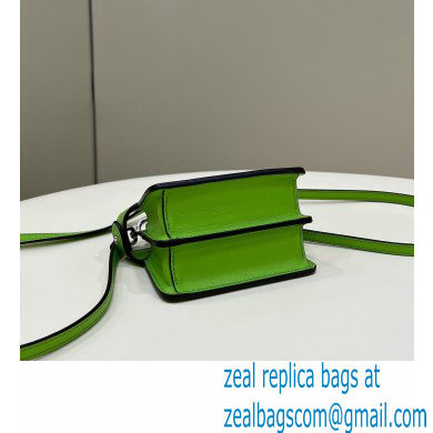 Fendi padded nappa leather Peekaboo ISeeU Micro Bag Green 2022