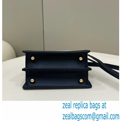 Fendi padded nappa leather Peekaboo ISeeU Petite Bag Black 2022