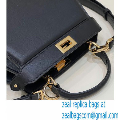 Fendi padded nappa leather Peekaboo ISeeU Petite Bag Black 2022 - Click Image to Close