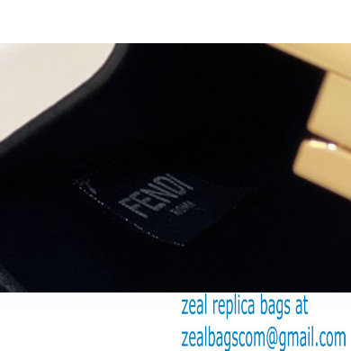 Fendi padded nappa leather Peekaboo ISeeU Petite Bag Black 2022 - Click Image to Close