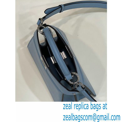 Fendi padded nappa leather Peekaboo ISeeU Petite Bag Blue 2022 - Click Image to Close