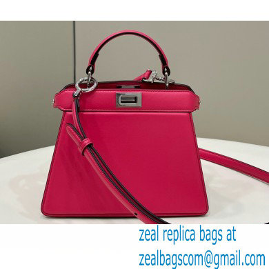 Fendi padded nappa leather Peekaboo ISeeU Petite Bag Fuchsia 2022