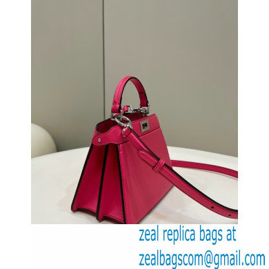 Fendi padded nappa leather Peekaboo ISeeU Petite Bag Fuchsia 2022