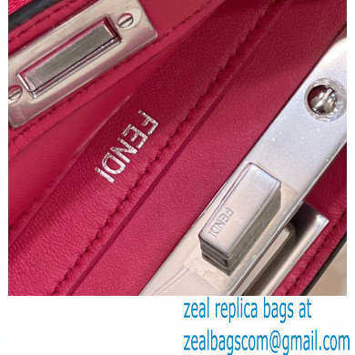 Fendi padded nappa leather Peekaboo ISeeU Petite Bag Fuchsia 2022 - Click Image to Close