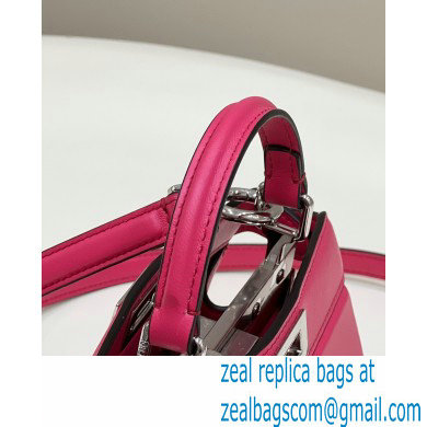 Fendi padded nappa leather Peekaboo ISeeU Petite Bag Fuchsia 2022