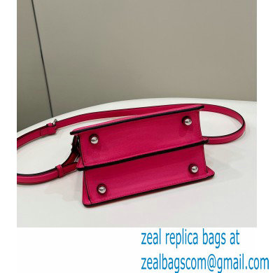 Fendi padded nappa leather Peekaboo ISeeU Petite Bag Fuchsia 2022 - Click Image to Close