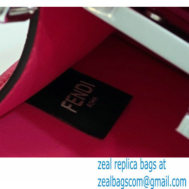 Fendi padded nappa leather Peekaboo ISeeU Petite Bag Fuchsia 2022