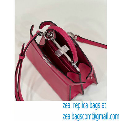 Fendi padded nappa leather Peekaboo ISeeU Petite Bag Fuchsia 2022