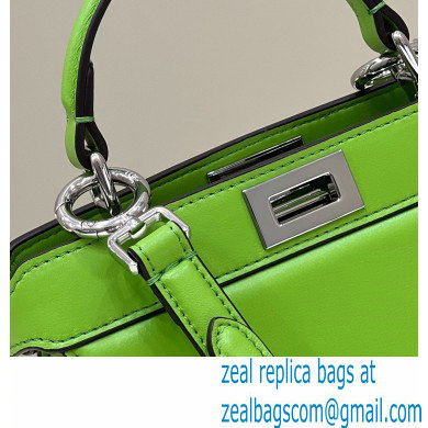 Fendi padded nappa leather Peekaboo ISeeU Petite Bag Green 2022