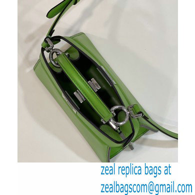 Fendi padded nappa leather Peekaboo ISeeU Petite Bag Green 2022 - Click Image to Close