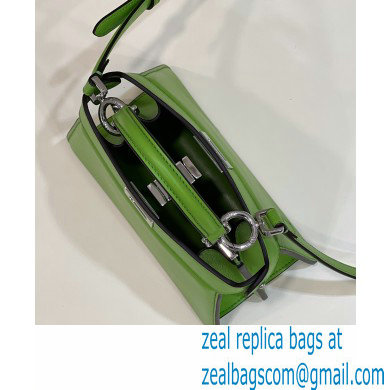 Fendi padded nappa leather Peekaboo ISeeU Petite Bag Green 2022