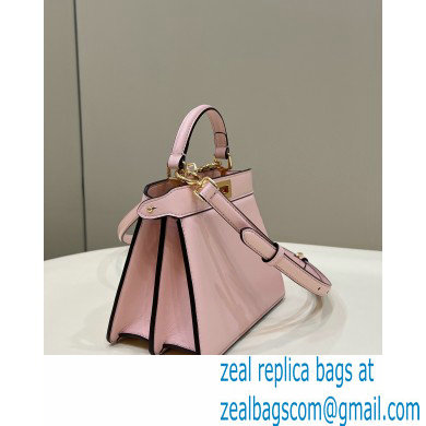 Fendi padded nappa leather Peekaboo ISeeU Petite Bag Pink 2022