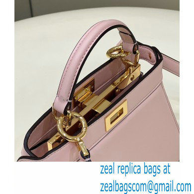 Fendi padded nappa leather Peekaboo ISeeU Petite Bag Pink 2022