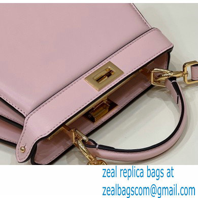 Fendi padded nappa leather Peekaboo ISeeU Petite Bag Pink 2022