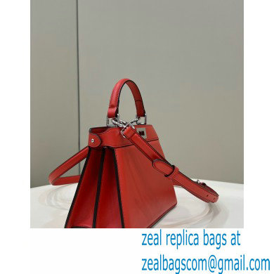 Fendi padded nappa leather Peekaboo ISeeU Petite Bag Red 2022 - Click Image to Close