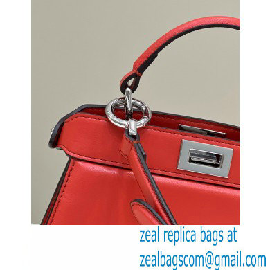 Fendi padded nappa leather Peekaboo ISeeU Petite Bag Red 2022 - Click Image to Close