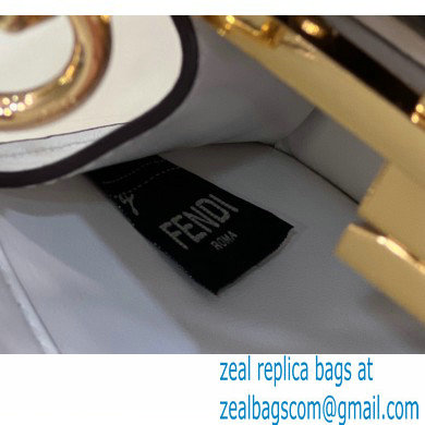 Fendi padded nappa leather Peekaboo ISeeU Petite Bag White 2022 - Click Image to Close