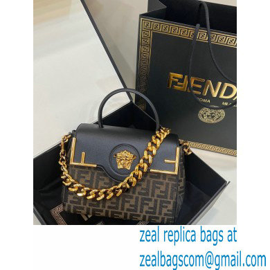 Fendi x Versace Fendace La Medusa Medium Handbag Printed FF Fabric 2022 - Click Image to Close